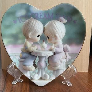 Precious Moments plate with stand